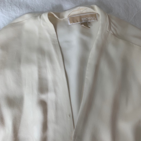 Michael Kors Cream Silk Blouse - Picture 3 of 5
